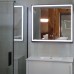 LED Mirror 900*800, Black Frame